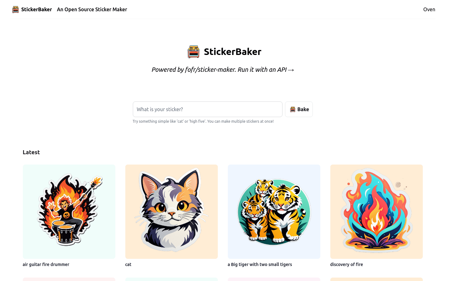 stickerbaker
