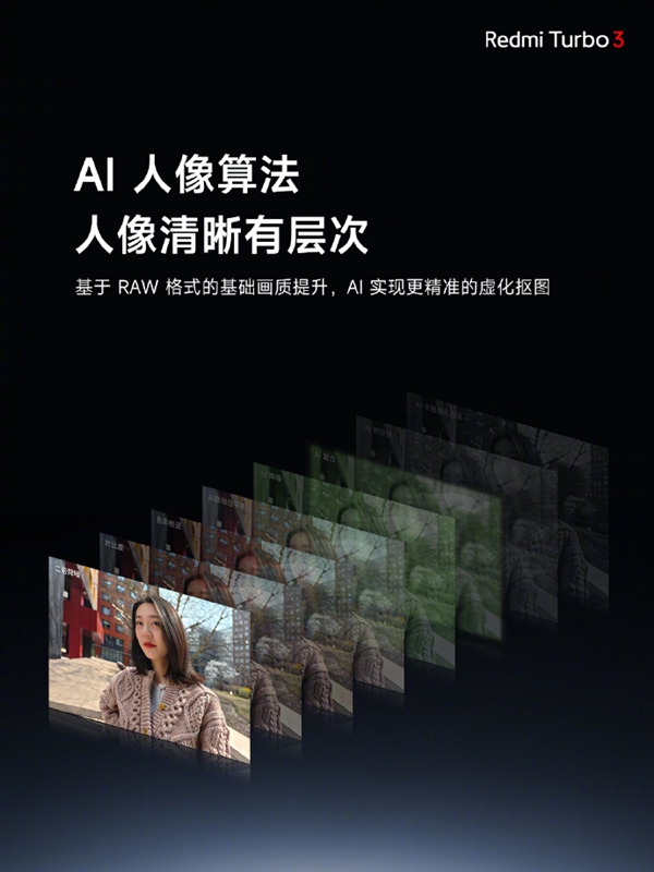 redmi tubro 3配备同价位段最大f/1.59光圈:进光量提升65%