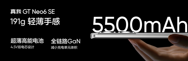全球首发6000尼特无双屏！真我gt neo6 se发布：1699元起
