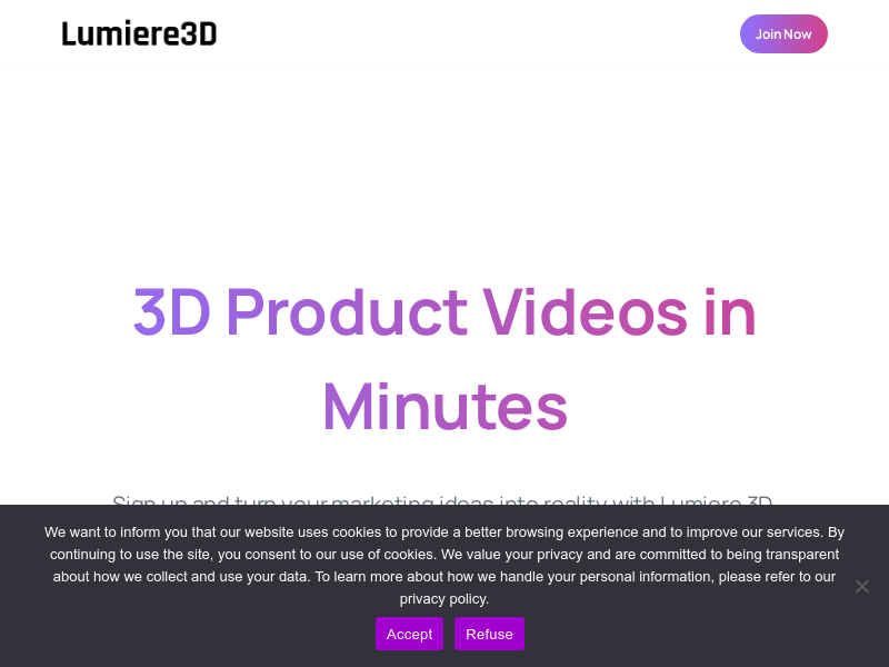 lumiere 3d ai