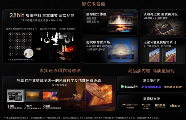 索尼bravia 9 mini-led电视发布：顶配85英寸卖32999元