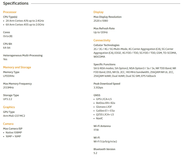 联发科悄然上架天玑6300：主频2.4ghz、最高支持一亿像素