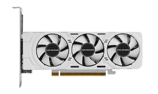 影驰发布白色半高rtx 4060显卡：双槽 三风扇设计
