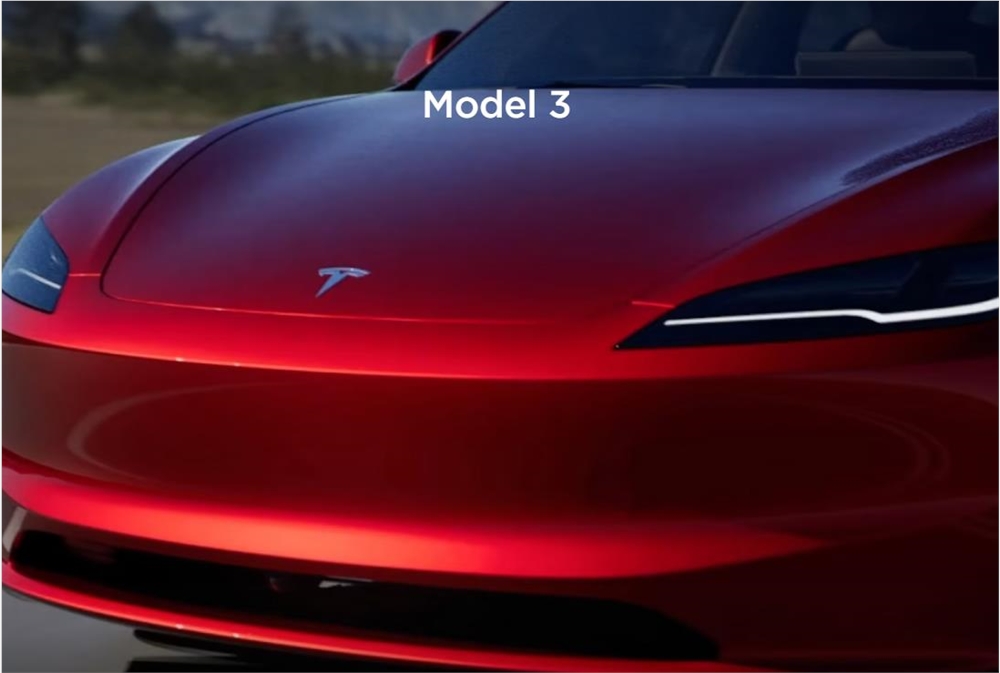 特斯拉model 3 (图片来源:官方或第三方截图) 特斯拉model 3