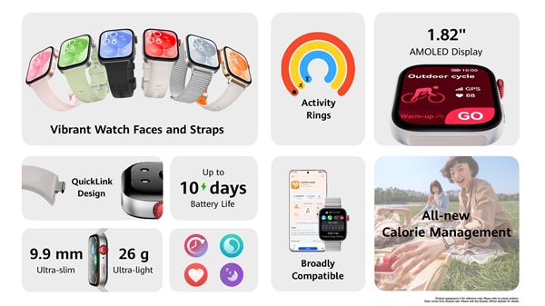 1241元起 华为watch fit 3海外发布:神似apple watch