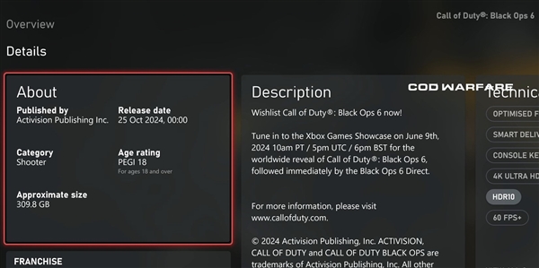 《使命召唤:黑色行动6》需时刻在线