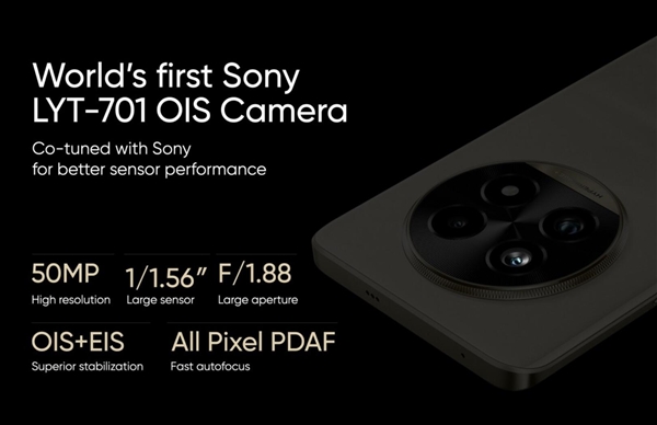 全球首发索尼新主摄!真我13 pro系列发布:2100元起