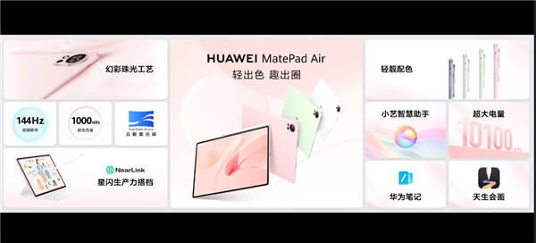 2999元起 华为matepad air 2024发布:华为史上续航最强平板