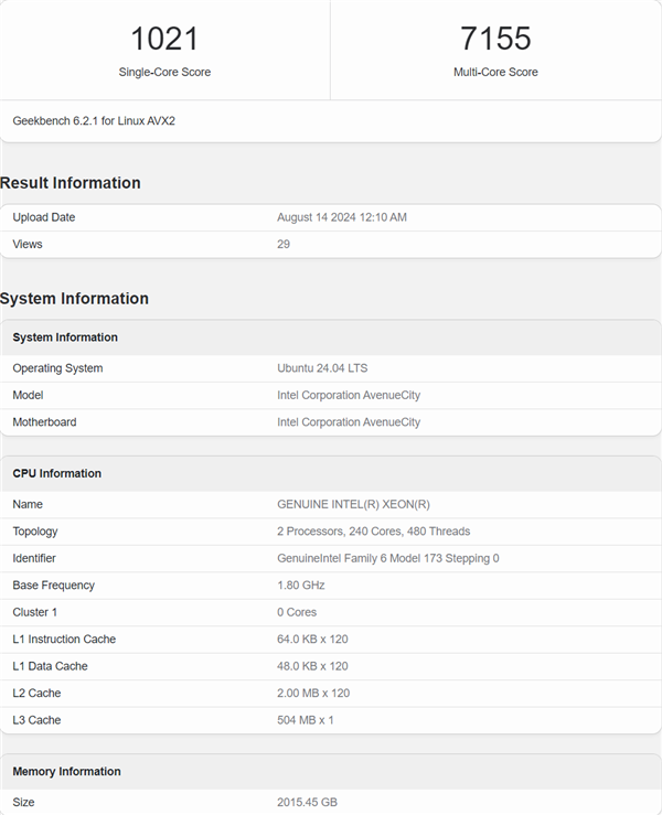 intel新一代至强6900p现身：120个纯大核、总缓存达757mb