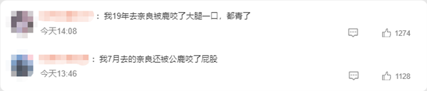 女生被日本小鹿戳破腿 忍痛回国打针 网友提醒:野生动物保持距离