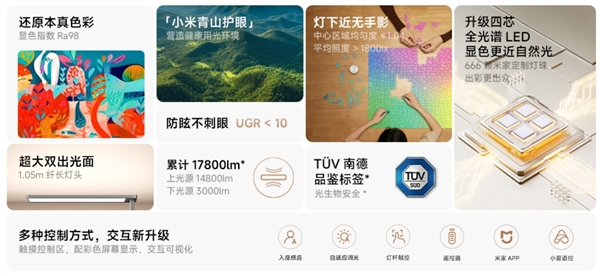 4799元!小米推出米家立式学习灯pro:双面出光、灯下无手影