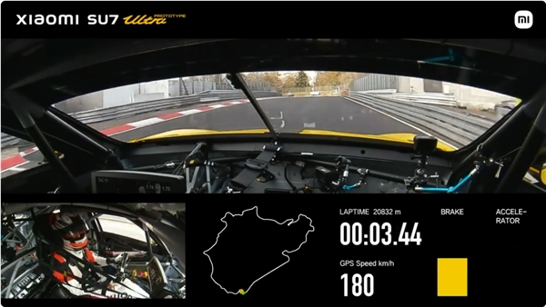  318km/h极速过弯！第一视角体验小米su7 ultra原型车纽北赛道刷圈