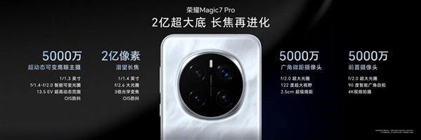xxx元起！荣耀magic7/magic7 pro发布：最强ai手机 一句话全自动操作