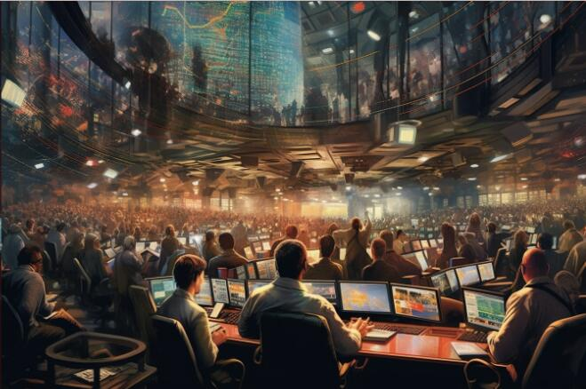 证券交易 股市 金融交易大厅 (2)