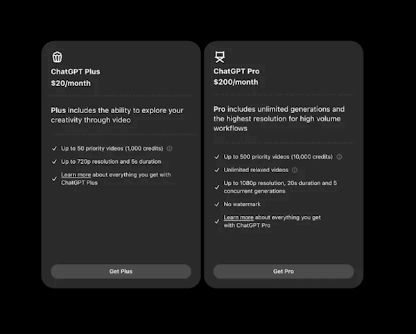 openai正式推出ai视频生成模型sora：chatgpt订阅用户免费用