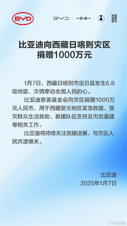 爱心企业捐款捐物