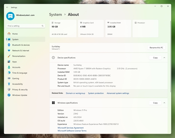 微软win11全新设置ui