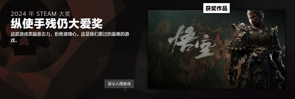 steam 2024 年度游戏大奖