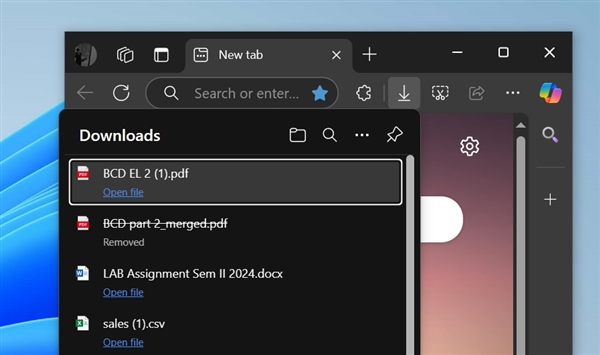 微软edge设置页面变样:更精简、打开更快