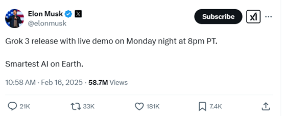 称9.11比9.9大:“天下最聪明”的grok3翻车了