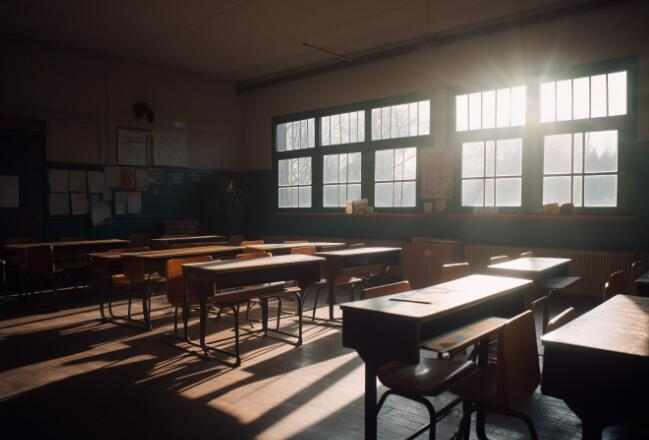 上课 教室 课堂 (图片来源:ai合成) 上课 教室 课堂