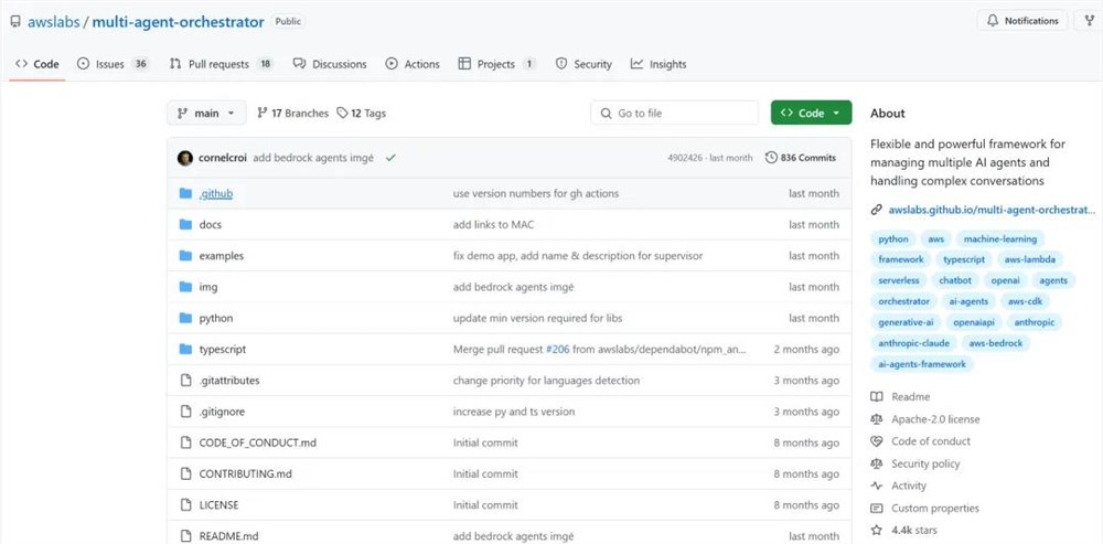 亚马逊开源5级通用AI Agent：自动查询航班、天气，超4000颗星