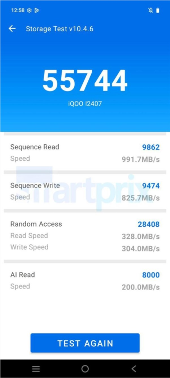 iqoo z10安兔兔跑分首曝：骁龙7s gen3低功耗芯片 为长续航而生