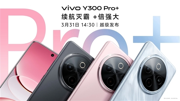7300mAh续航灭霸！vivo Y300 Pro+权威续航榜单登顶