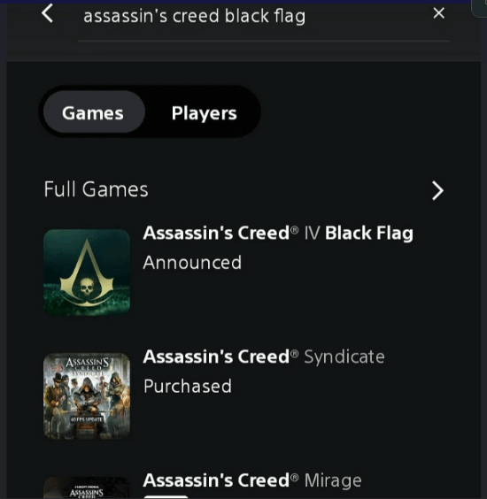 《刺客信条:黑旗》重制版新动向:ps商店出现奇怪标注