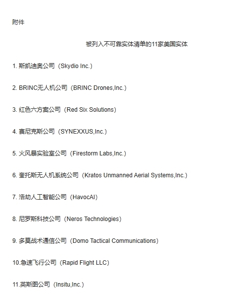 部分中重稀土出口管制！我国开始反制：多美国企业列入不可靠实体、管控名单