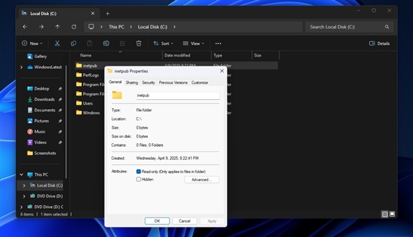 Win11更新后出现神秘文件夹！微软：千万别删、不是Bug