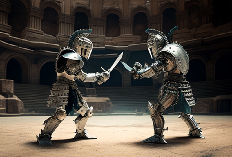 撕逼 斗争战斗，pk，机器人，对抗，战争