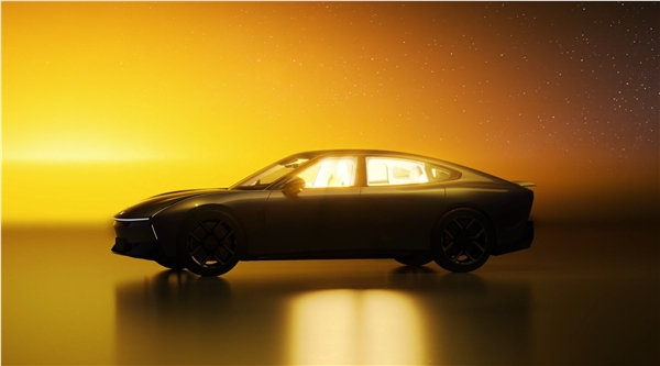 赛博未来感十足！小鹏全新纯电轿跑官宣：还叫p7