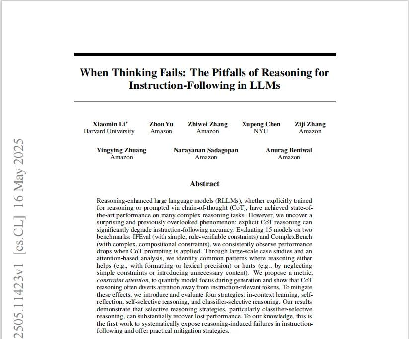 DeepSeek们越来越聪明，却也越来越不听话了。