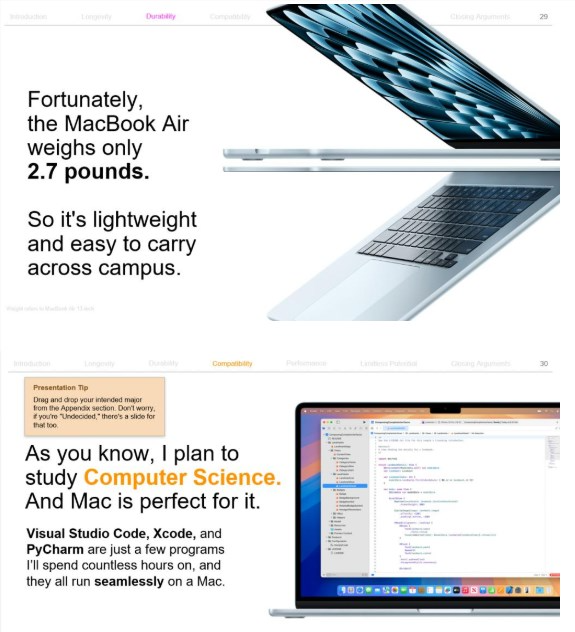 用心良苦不提降价！苹果发布81页幻灯片帮孩子说服父母买 mac 