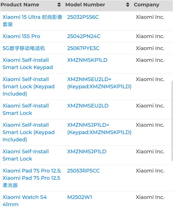 小米平板7S Pro获认证：12.5英寸LCD+玄戒O1