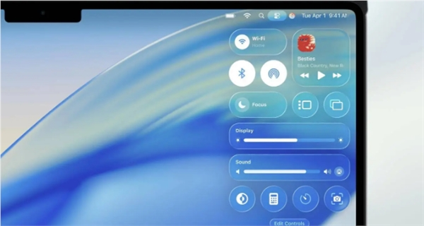 苹果macOS 26 Tahoe发布：全新玻璃风格 顶栏全透明设计