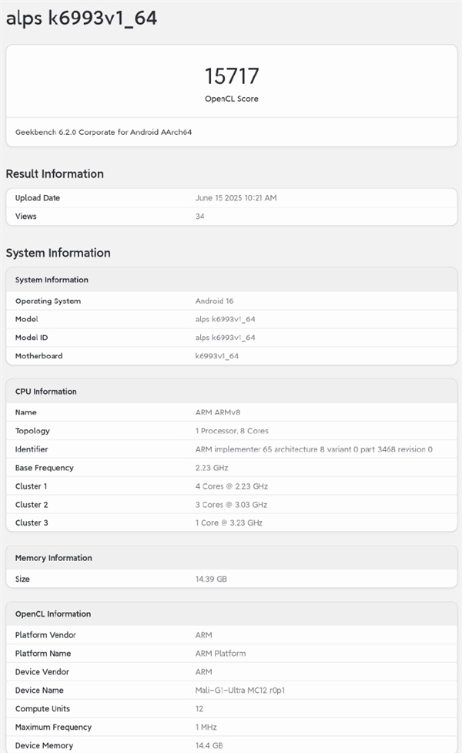 联发科史上SoC！天玑9500首个跑分出炉：首发X930超大核