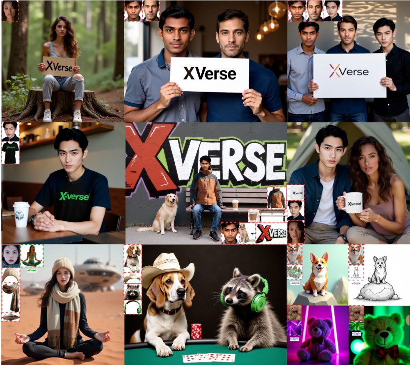 字节发布创新图像合成技术XVerse：对多个个体进行独立且精确的控制