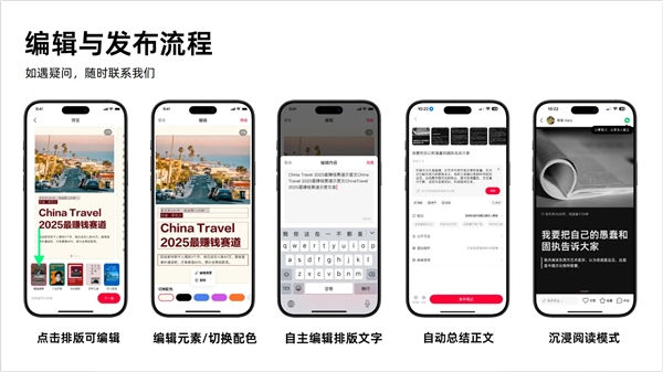 小红书可以长文了：正文可发千字以上 一键排版