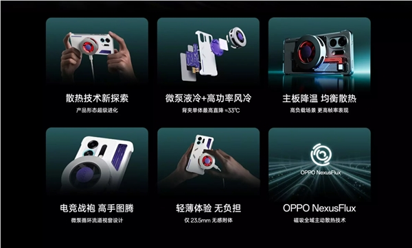 349元 oppo k13 turbo散热超级套装发布：液冷 风冷给手机“冻”感冒