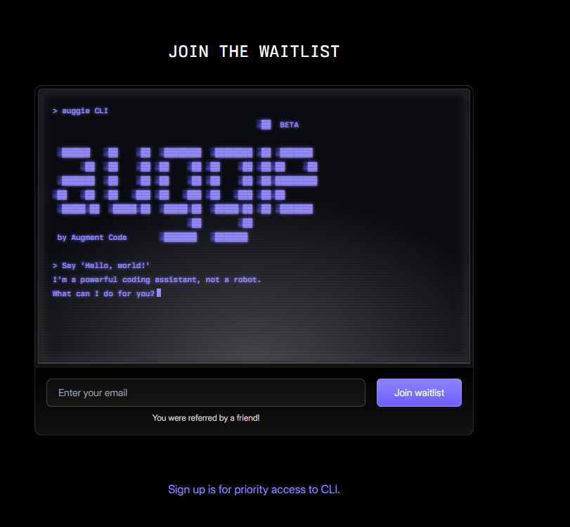 Augment 推出全新 CLI 工具 Auggie，革新开发者工作流