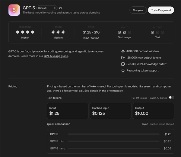 OpenAI正式发布GPT-5模型 网友：写作像诗人