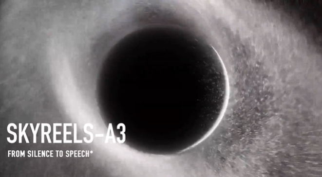昆仑万维正式发布SkyReels-A3模型：照片可根据语音对口型