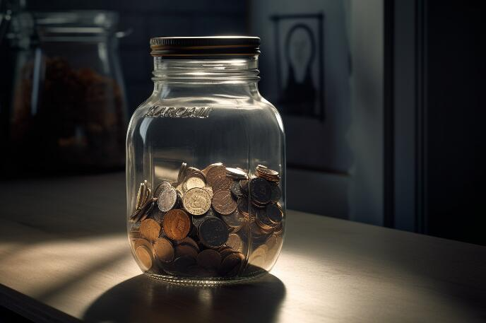 存钱罐 储蓄
(1)