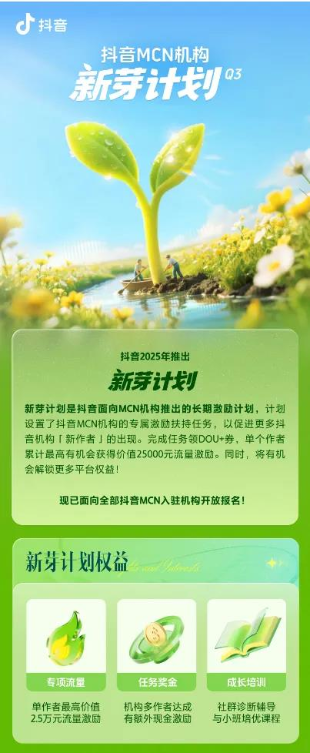 豪掷流量现金，抖音加码优质内容，MCN新机会来了？