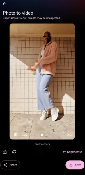 谷歌Veo 3视频生成模型登陆Google Photos 静态照片秒变动态视频