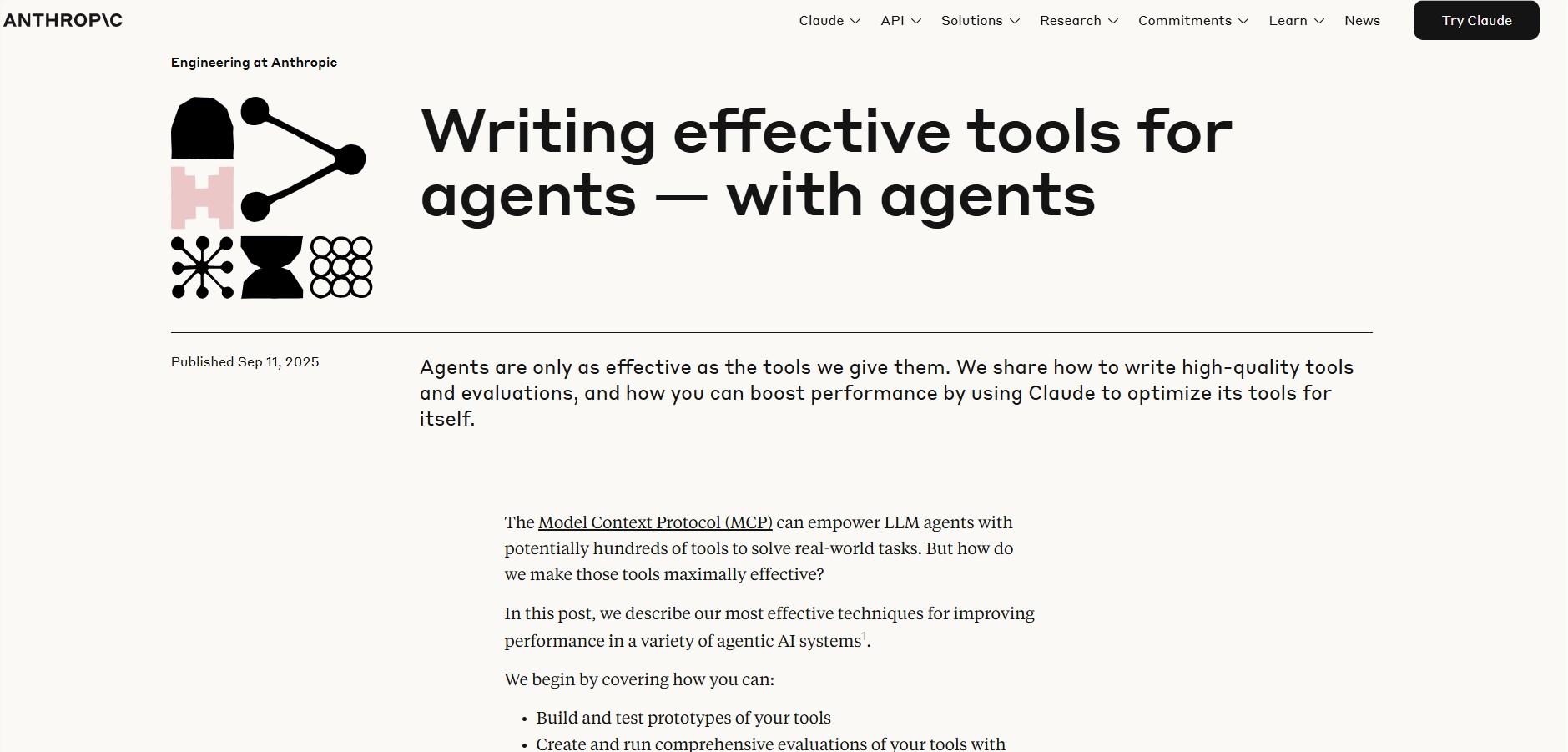 Anthropic 发布 LLM Agent 工具编写指南，助力开发者提升效率