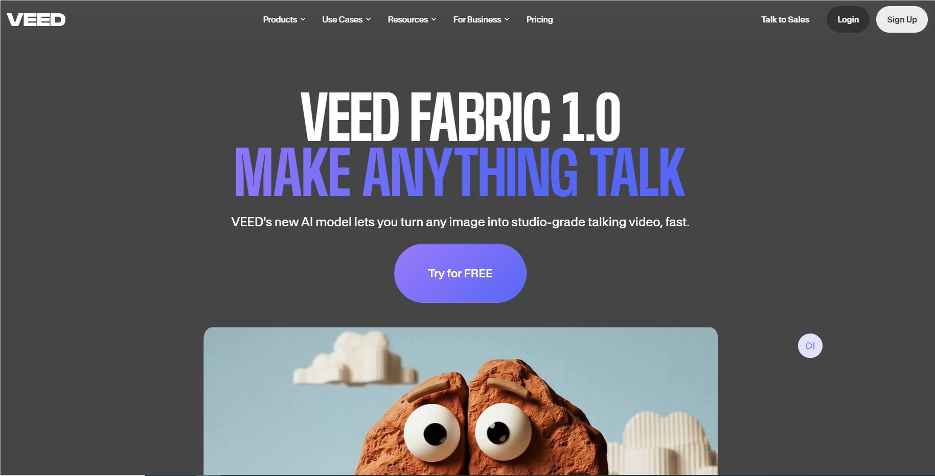 VEED Fabric 1.0发布！一张图片变身“会说话”视频