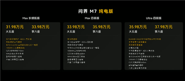 问界m7内饰细节